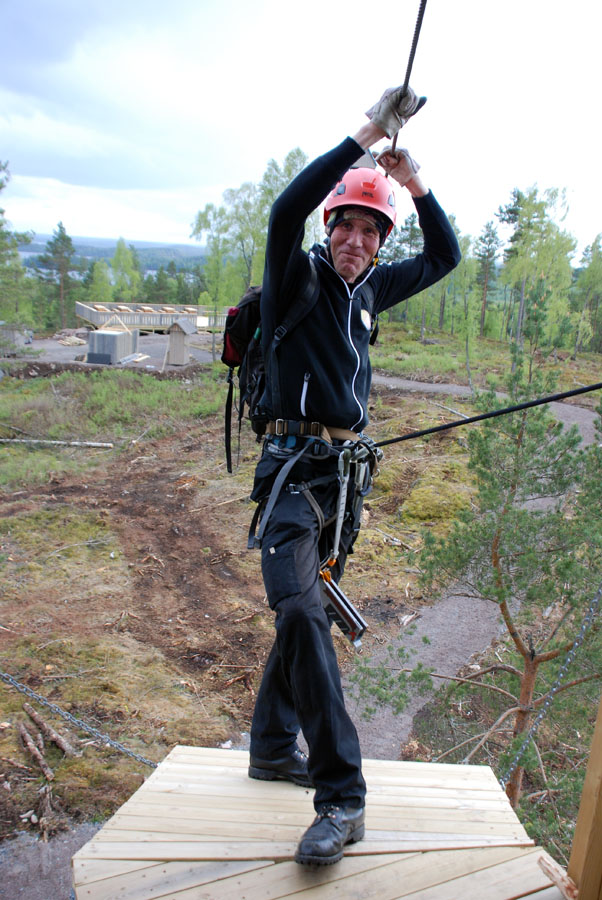 Jonas Grahn inför uppstarten av Little Rock Lake AB i maj 2014. (Foto Uppvidinge Tidning)